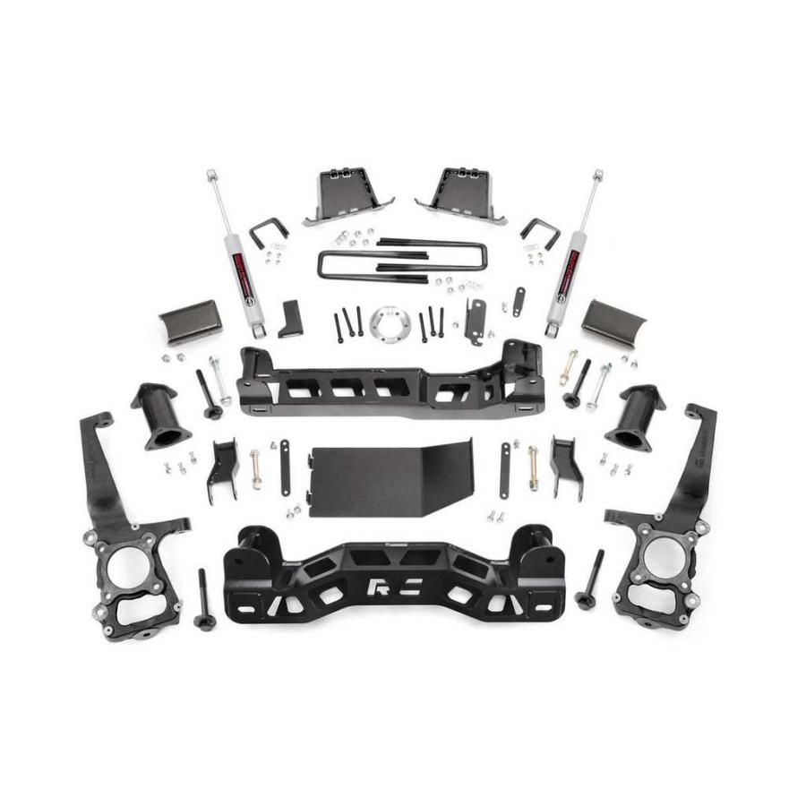 [ROUGH COUNTRY ラフカントリー] 6インチリフトアップキット/サスキット M1ストラット/M1リアショック付き Ford フォード F150 4WD/59840_1