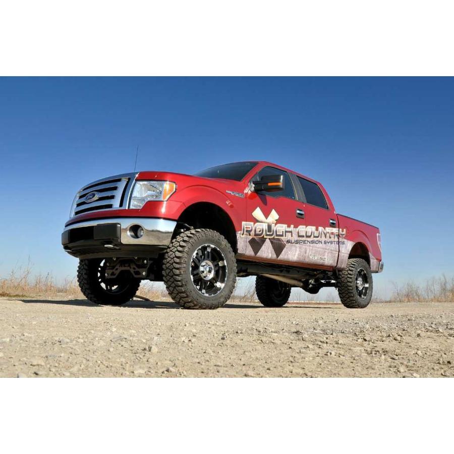 [ROUGH COUNTRY ラフカントリー] 6インチリフトアップキット/サスキット M1ストラット/M1リアショック付き Ford フォード F150 4WD/59840_4