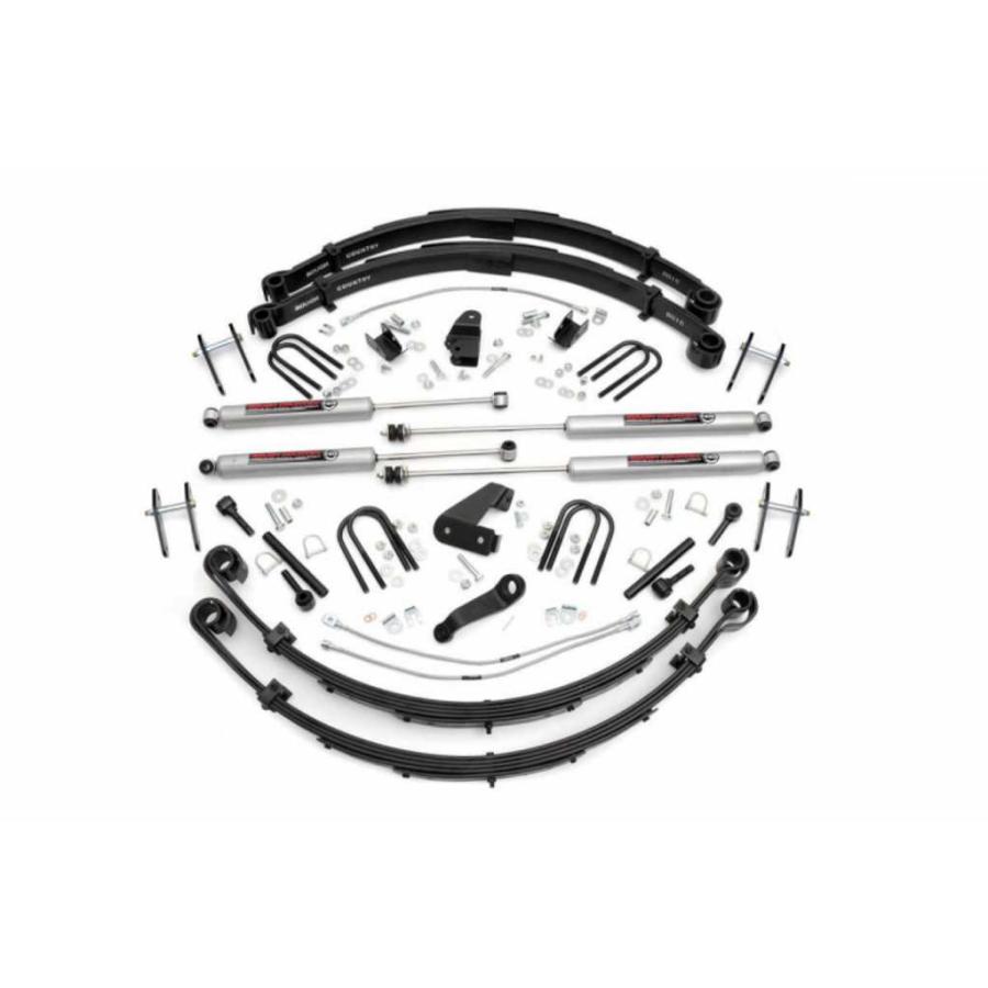 [ROUGH COUNTRY(ラフカントリー)正規輸入総代理店]6インチリフトキット パワステ用 Jeep Wrangler ジープ ラングラー YJ/622N2