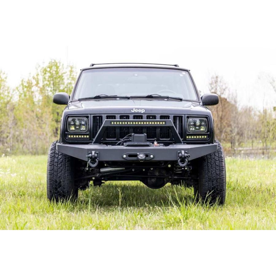 [ROUGH COUNTRY(ラフカントリー)正規輸入店]3インチリフトキット(1) V2モノチューブ・リーフスプリング Jeep ジープ チェロキー XJ/63070の画像