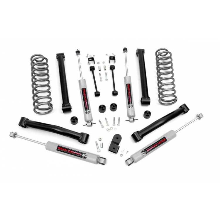 [ROUGHCOUNTRY(ラフカントリー)正規]3.5インチ リフトキット/サスキット プレミアムN3ショック付 Jeep ジープ グランドチェロキーZJ/636.20_1