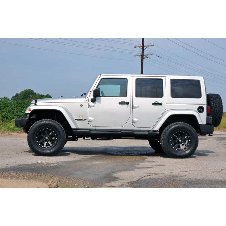 [ROUGH COUNTRY ラフカントリー]3.25インチリフトアップキット 4ドア用 コイルスプリング/M1ショック付き Jeep ジープ ラングラー JK/66940の画像
