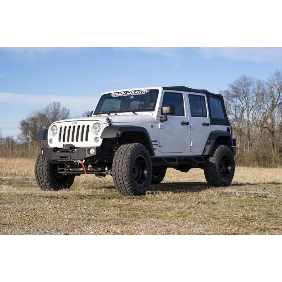 [ROUGH COUNTRY ラフカントリー]3.25インチリフトアップキット 4ドア用 コイルスプリング/M1ショック付き Jeep ジープ ラングラー JK/66940の画像