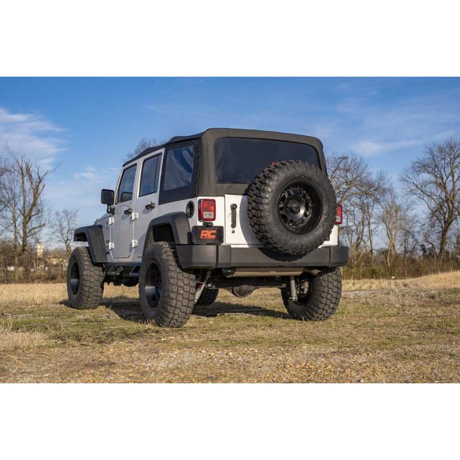 [ROUGH COUNTRY ラフカントリー]3.25インチリフトアップキット 4ドア用 コイルスプリング/M1ショック付き Jeep ジープ ラングラー JK/66940の画像
