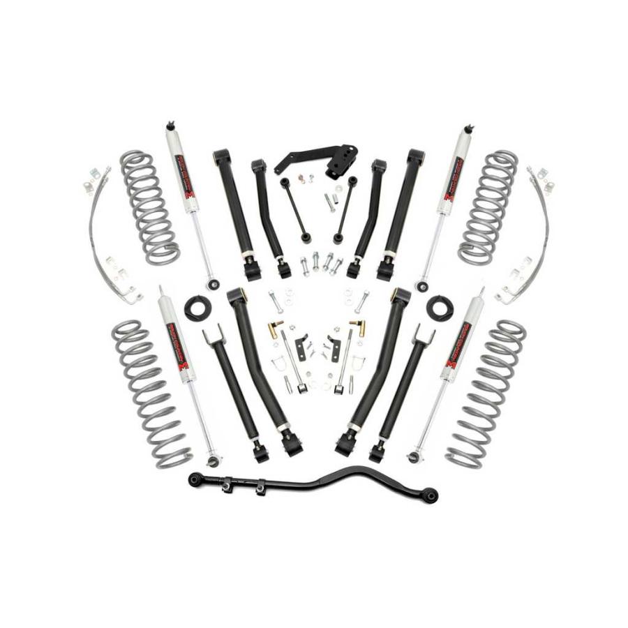 [ROUGH COUNTRY ラフカントリー] Xシリーズ 4インチリフトアップキット 2ドア用 M1ショック付き Jeep Wrangler ジープ ラングラー JK/67340の画像