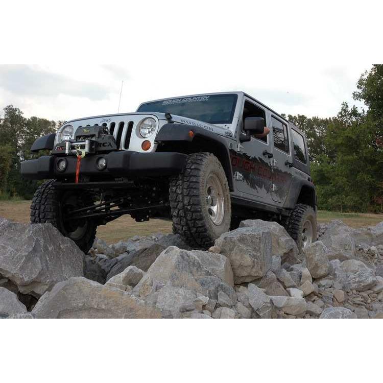 [ROUGH COUNTRY ラフカントリー] Xシリーズ 4インチリフトアップキット 2ドア用 M1ショック付き Jeep Wrangler ジープ ラングラー JK/67340の画像