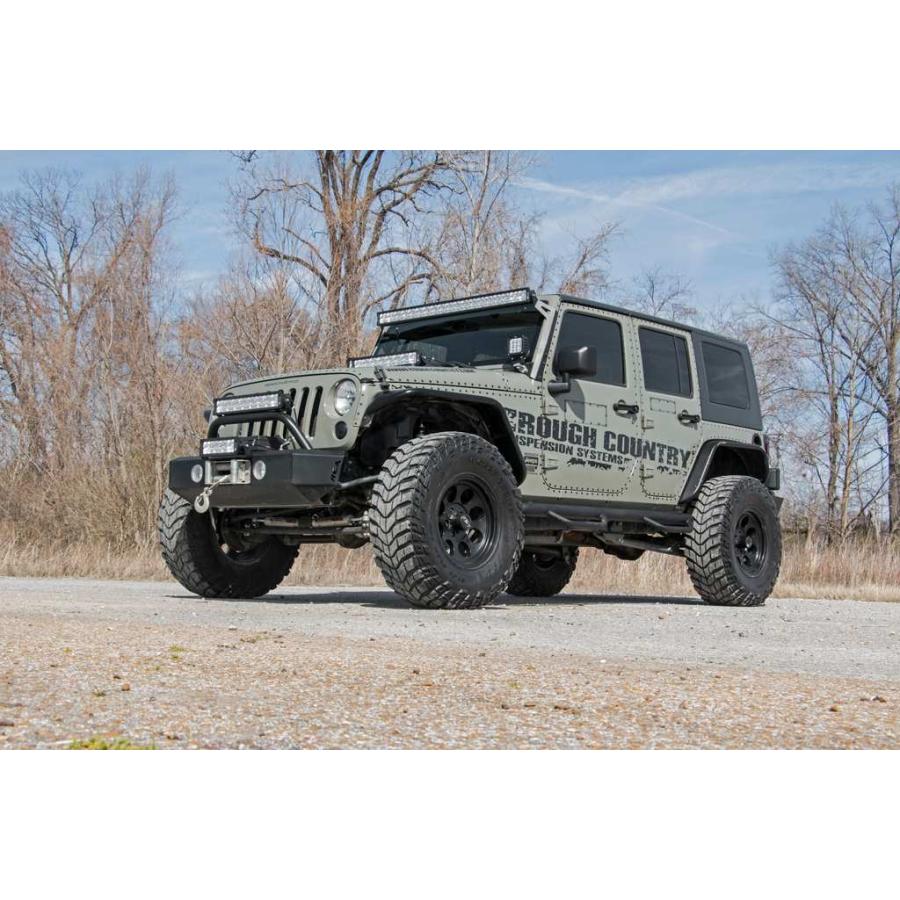 [ROUGH COUNTRY(ラフカントリー)正規輸入店]Xシリーズ 4インチリフトキット V2モノチューブ Jeep Wrangler ジープ ラングラー JK/67470 | ブランド登録なし | 02