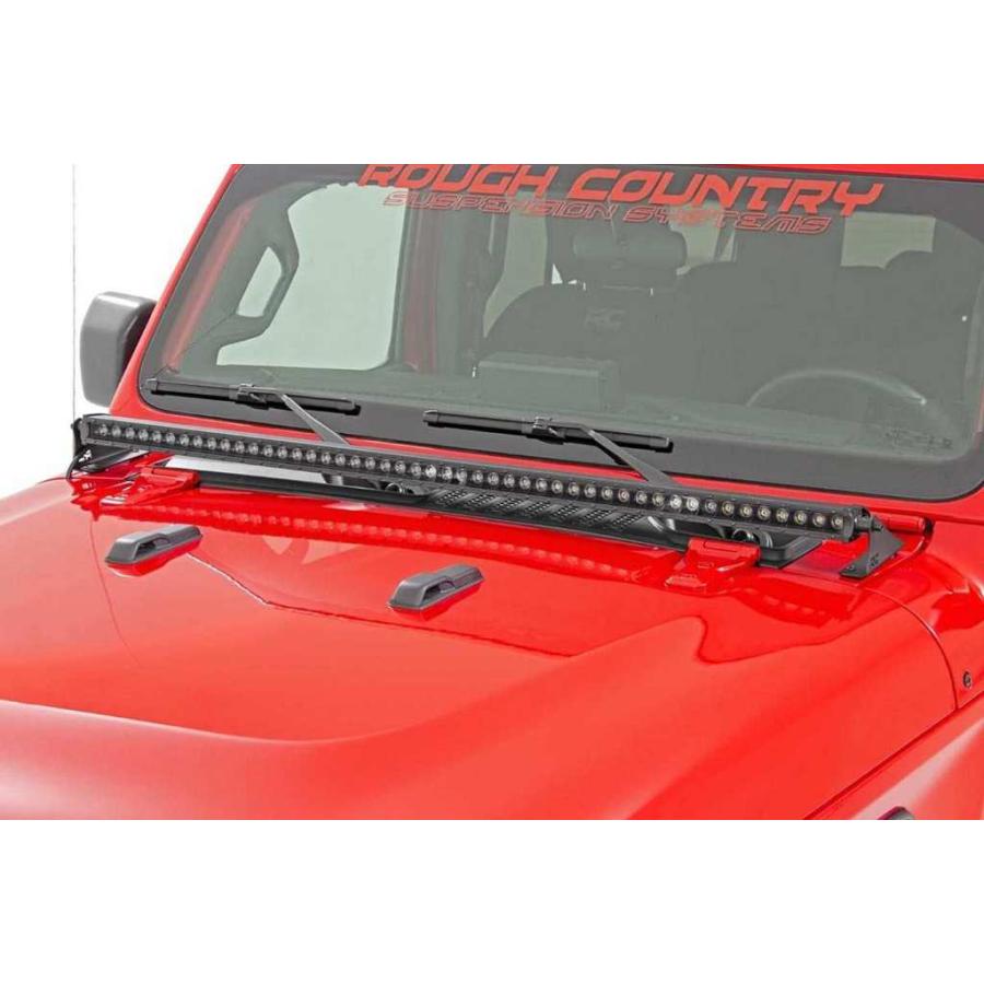 [ROUGH COUNTRY ラフカントリー]50インチLEDフードライトキット Jeep Wrangler ジープ ラングラー JL/グラディエーター JT/70057の画像