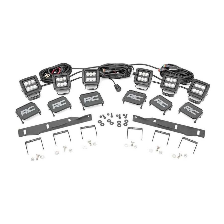 [ROUGH COUNTRY(ラフカントリー)正規品]トリプル LEDフォグライトキット ブラックシリーズ FORD フォード F-150/F150・ラプター/70700の画像