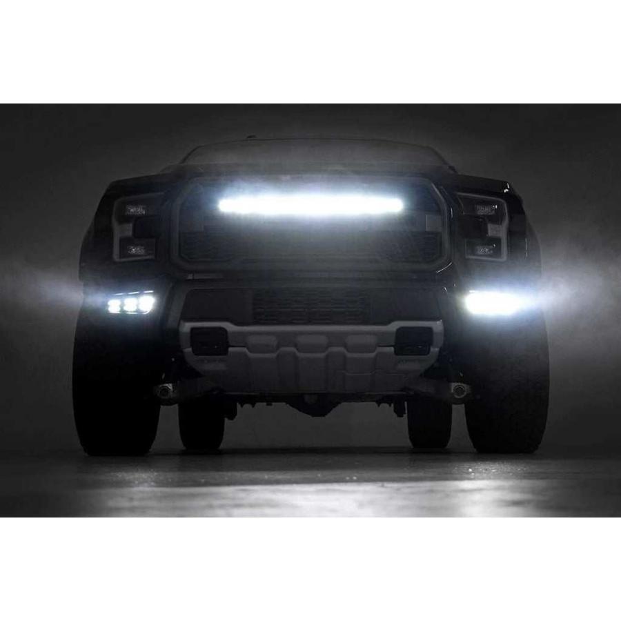 [ROUGH COUNTRY(ラフカントリー)正規品]トリプル LEDフォグライトキット ブラックシリーズ FORD フォード F-150/F150・ラプター/70700の画像