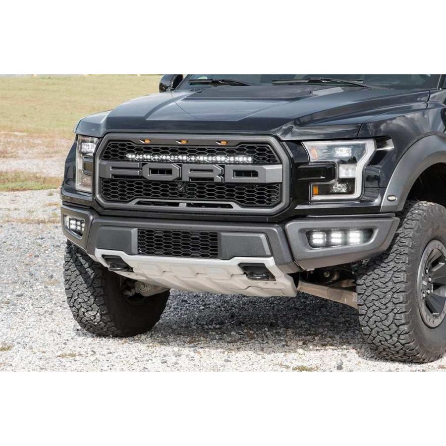 [ROUGH COUNTRY(ラフカントリー)正規品]トリプル LEDフォグライトキット ブラックシリーズ FORD フォード F-150/F150・ラプター/70700の画像
