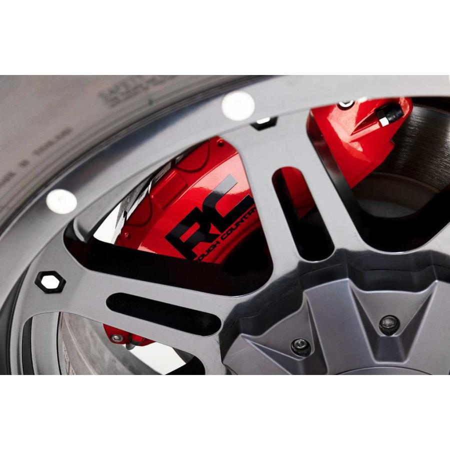 ラングラーJLスポーツ用新品ROUGH COUNTRY ブレーキキャリパー 赤 Amazon.com: Rough Country Brake Caliper Covers for Jeep
