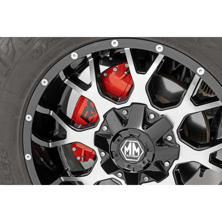 ラングラーJLスポーツ用新品ROUGH COUNTRY ブレーキキャリパー 赤 ROUGH COUNTRY ラフカントリー]ブレーキキャリパーカバー Jeep