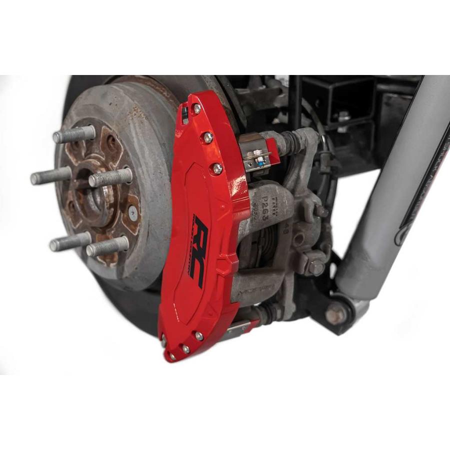 Jeep キャリパーブレーキカバー 4個セット ROUGH COUNTRY(ラフカントリー)正規品]ブレーキキャリパーカバー Jeep