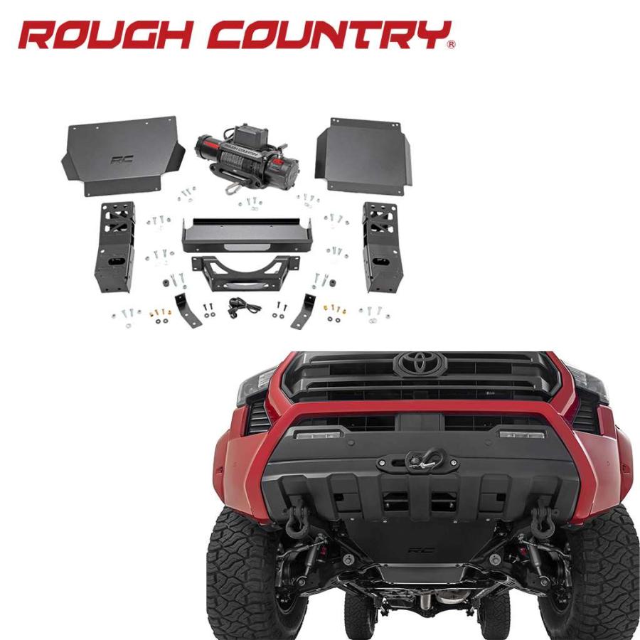 ROUGH COUNTRY 正規品] ウインチマウント Pro9500Sウインチ付き US
