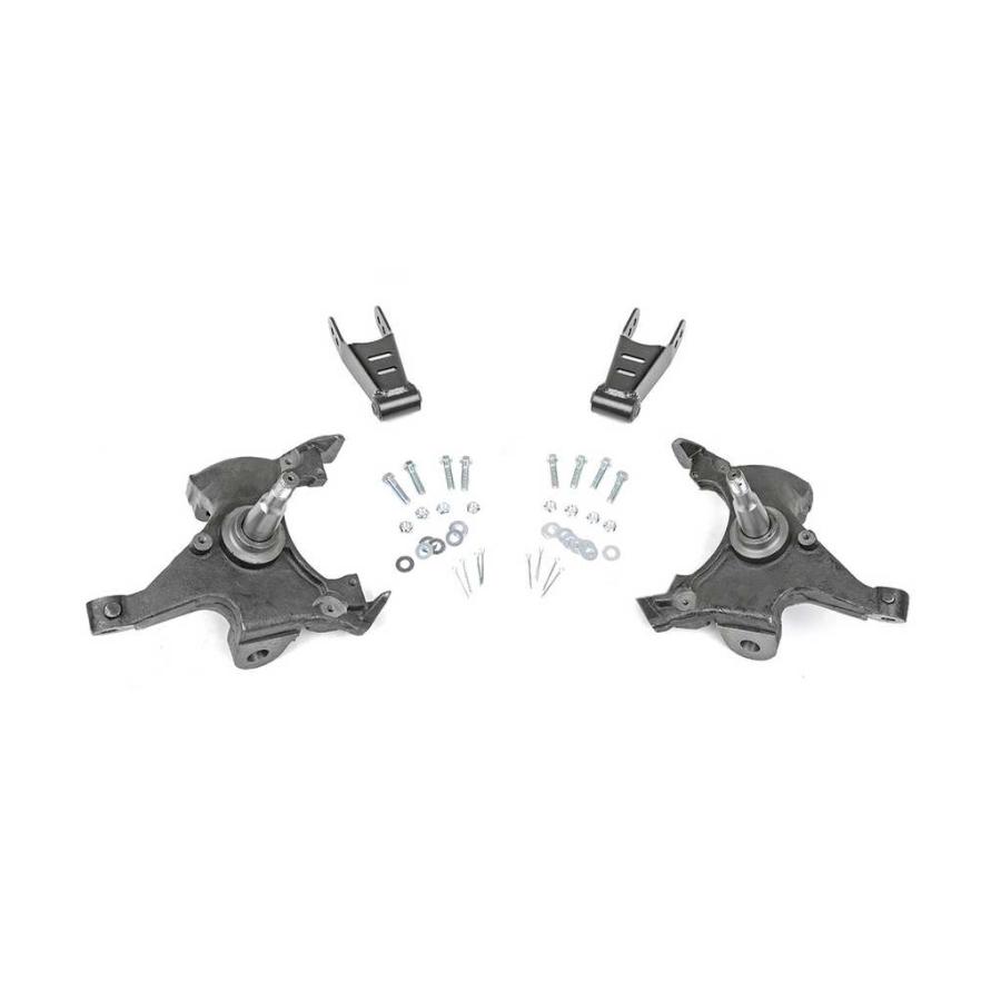 [ROUGH COUNTRY(ラフカントリー)正規品]ローダウンキット フロント：2インチ(約 5cm)/リア：2インチ(約 5cm) シボレー C1500/K1500/726_1