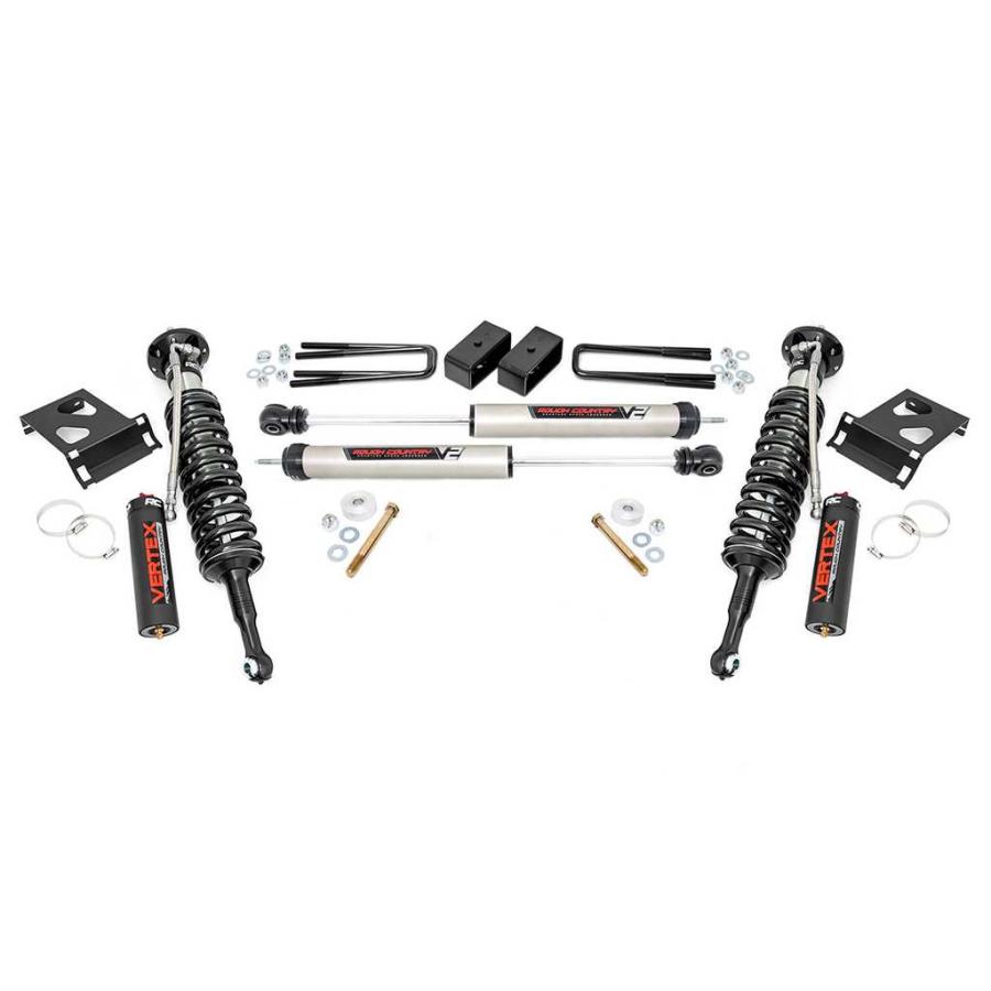 [ROUGH COUNTRY(ラフカントリー)正規品]3インチリフトキット Vertexコイルオーバー・V2モノチューブ TACOMA タコマ/74557の画像