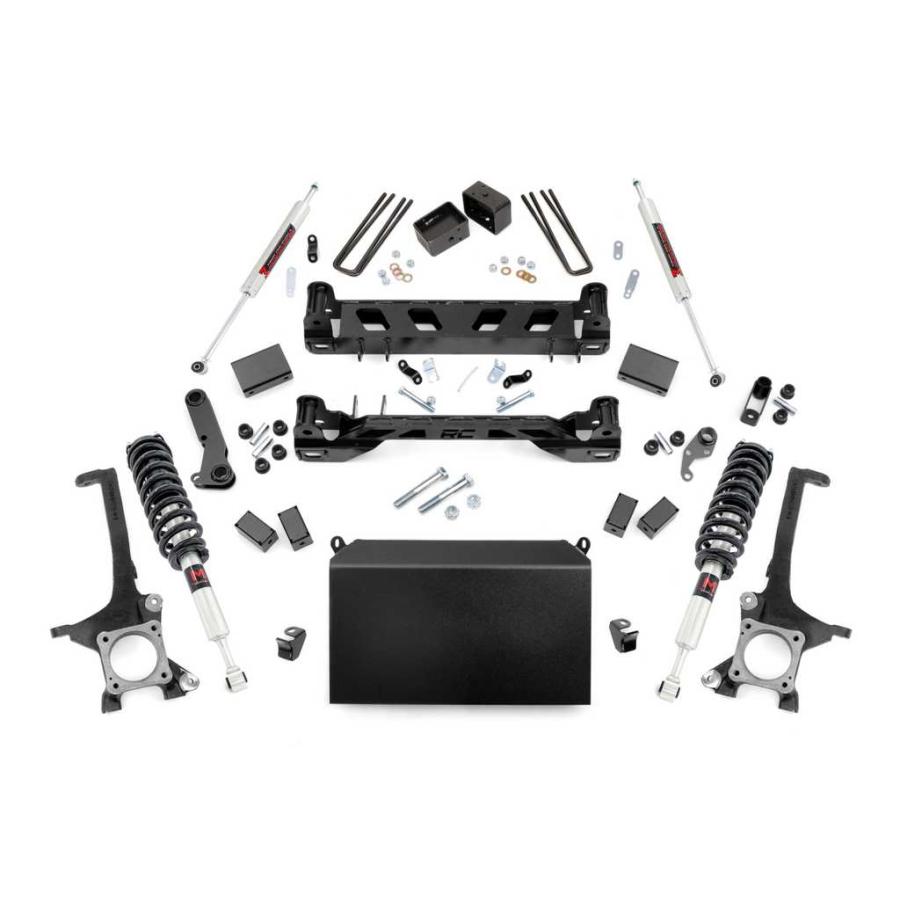 [ROUGH COUNTRY ラフカントリー] 6インチリフトアップキット/サスキット M1ストラット/リアショック付き USトヨタ タンドラ 4WD/75240の画像