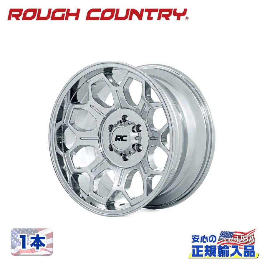 ROUGH COUNTRY] 20インチアルミホイール 1本 77 Series 20×9J 6H 135 + 