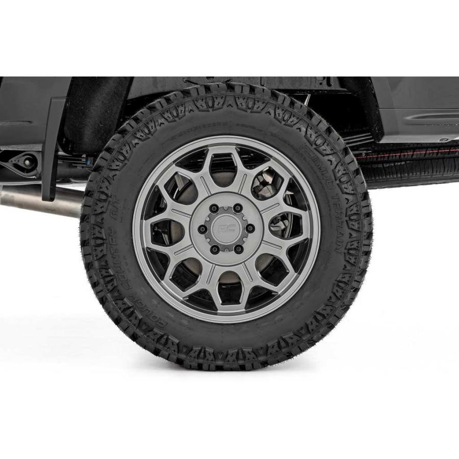 [ROUGH COUNTRY 正規品] 20インチアルミホイール 1本 77シリーズ 20×10J 6H 135 -25 CB105.9 汎用/77202517G_8