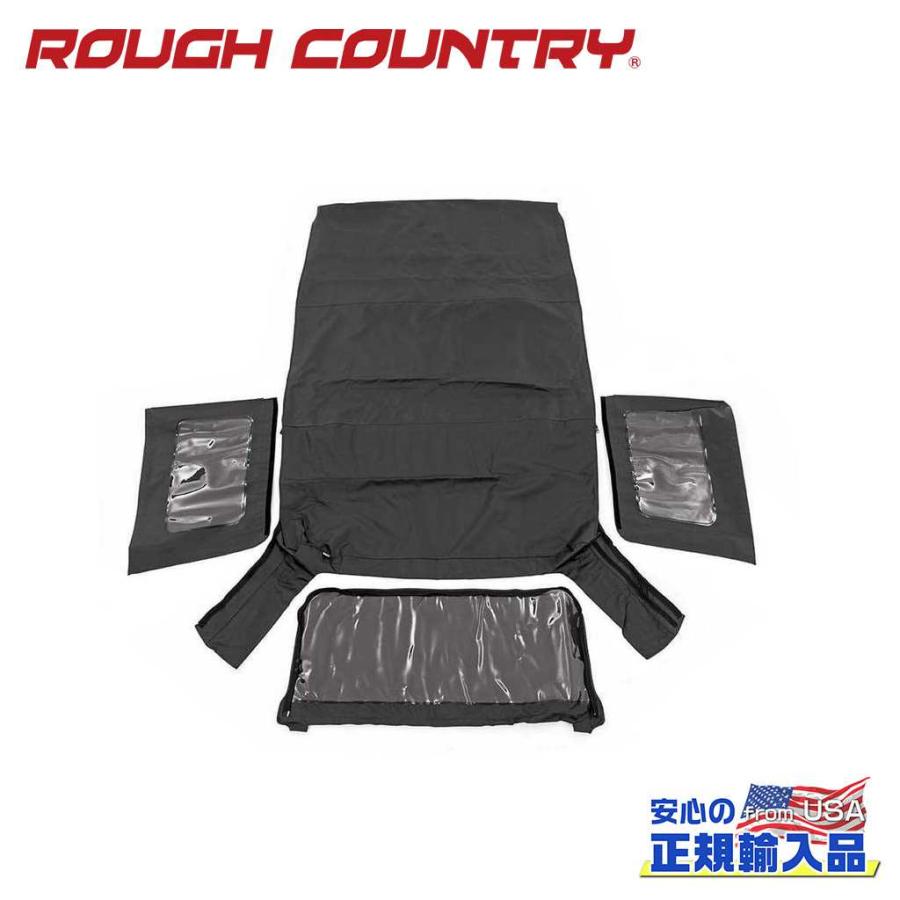 ROUGH COUNTRY(ラフカントリー)正規品]交換用 ソフトトップ 4ドア用