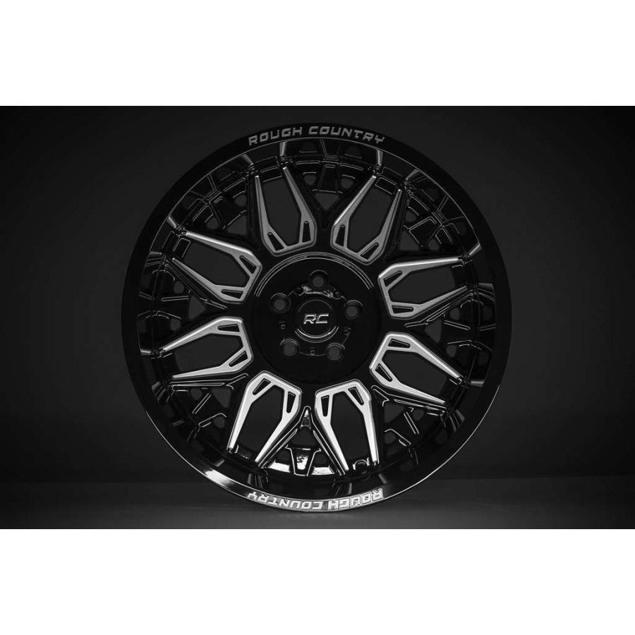 [ROUGH COUNTRY 正規品] 20インチアルミホイール 1本 86シリーズ 20×10J 6H 139.7 -18 CB105.9 汎用/86201812の画像