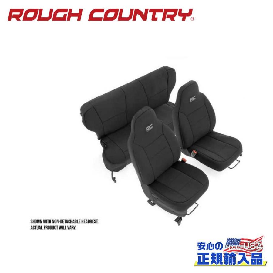 [ROUGH COUNTRY(ラフカントリー)正規輸入総代理店]シートカバー 一台分 Jeep ジープ チェロキー XJ/91023 | チェロキー