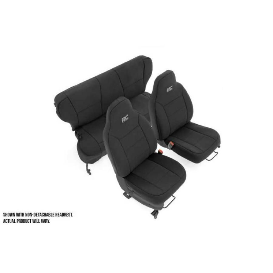 [ROUGH COUNTRY(ラフカントリー)正規輸入総代理店]シートカバー 一台分 Jeep ジープ チェロキー XJ/91023 | チェロキー | 01