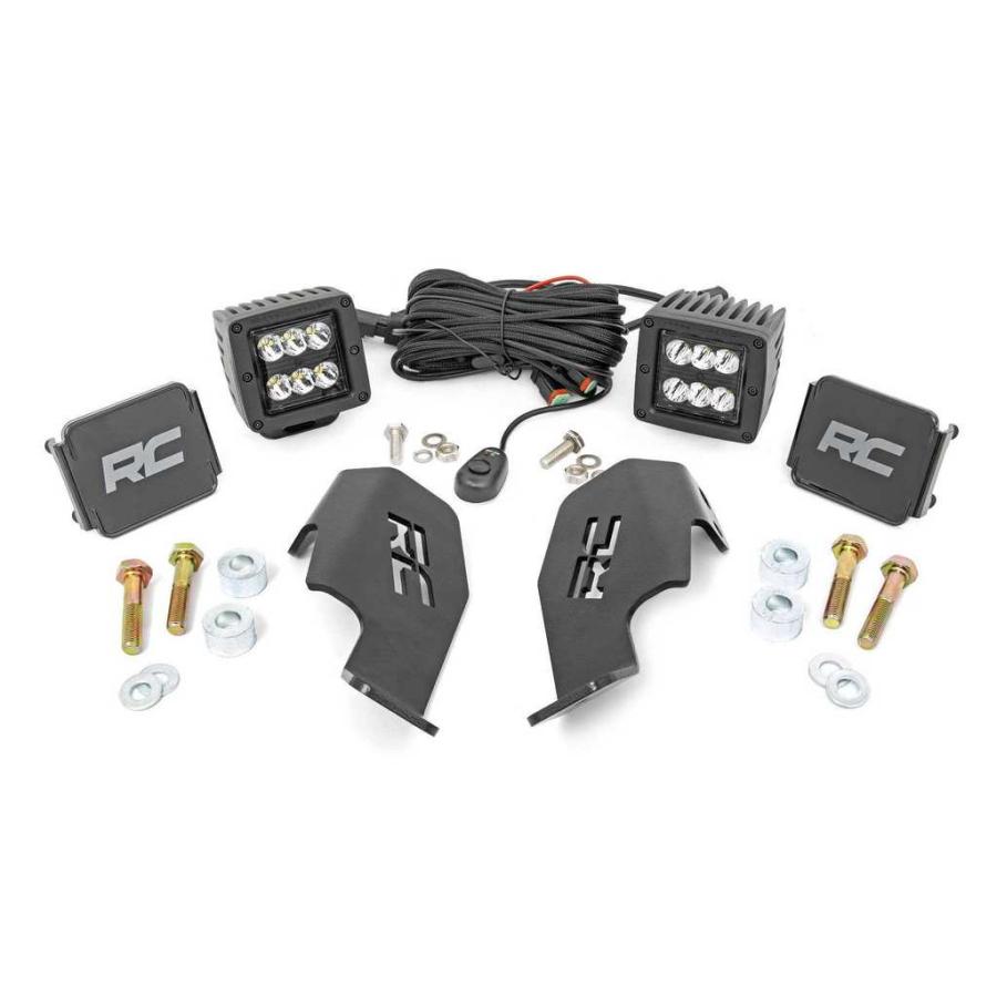 [ROUGH COUNTRY(ラフカントリー)正規品]LEDキューブキット ブラックシリーズ ホンダ タロン1000R/92032の画像