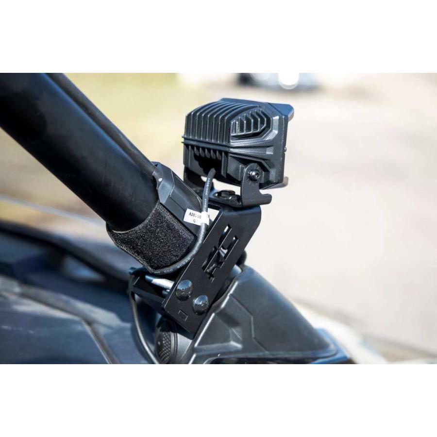 [ROUGH COUNTRY(ラフカントリー)正規品]2インチキューブ LEDライト ブラックシリーズ・ホワイトDRL付き ポラリス RZR 4WD・PRO XP/93080の画像