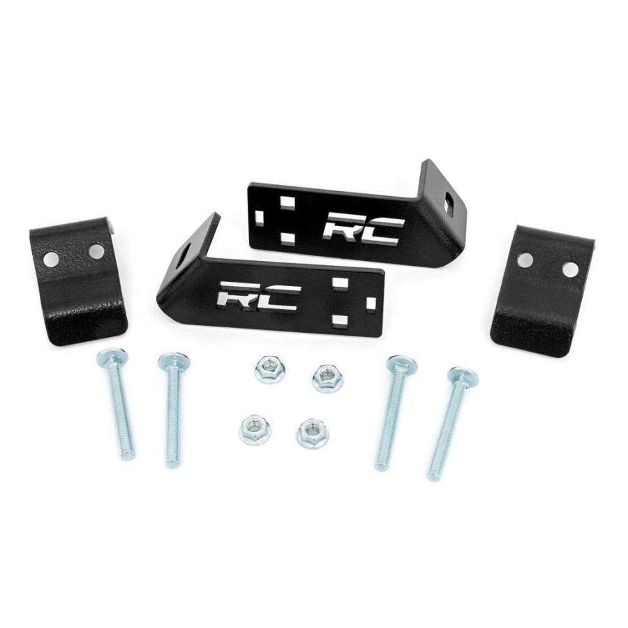 [ROUGH COUNTRY(ラフカントリー)正規品]2インチキューブ LEDライト ブラックシリーズ・ホワイトDRL付き ポラリス RZR 4WD・PRO XP/93080の画像