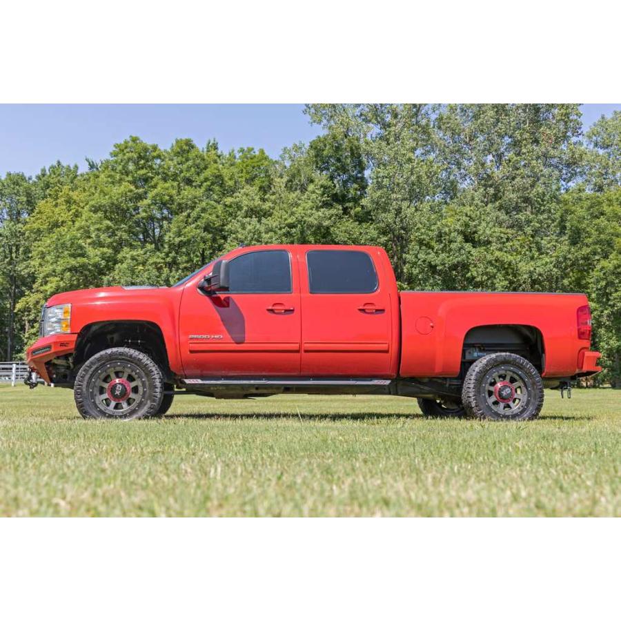 [ROUGH COUNTRY(ラフカントリー)正規輸入総代理店]3.5インチリフトキット V2モノチューブ シボレー/GMC 2500HD・3500HD/95770の画像
