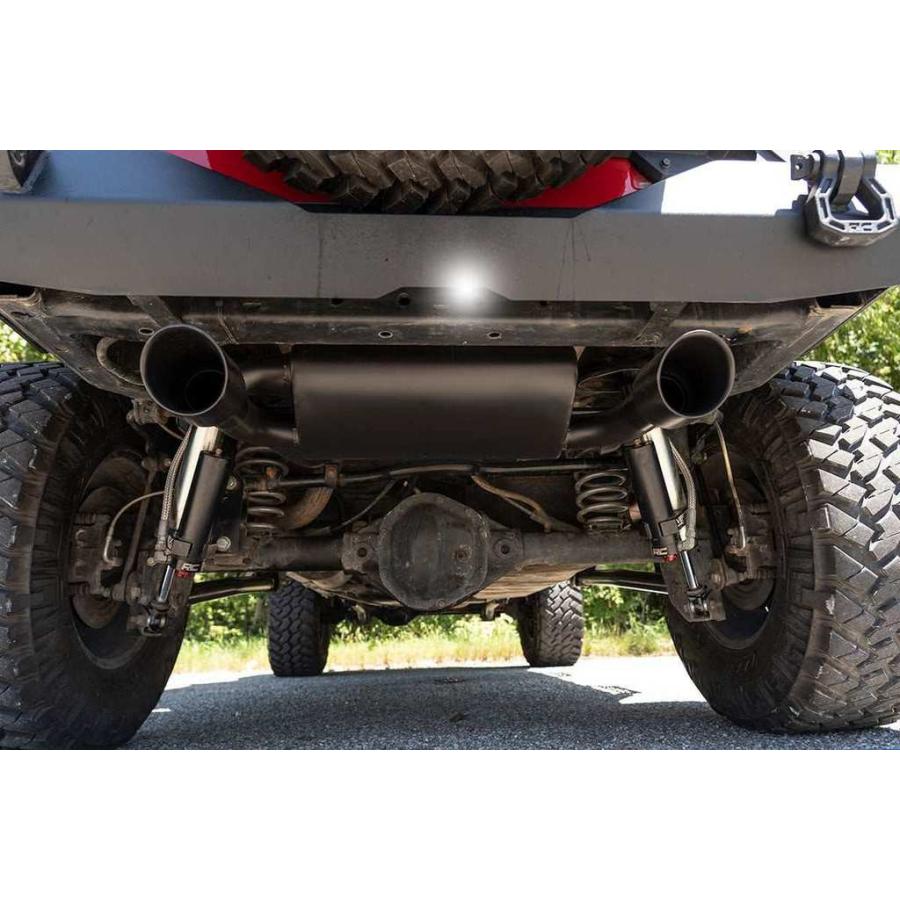 [ROUGH COUNTRY(ラフカントリー)正規品]マフラー デュアルコンセント Jeep Wrangler ジープ ラングラー JK/96002Aの画像
