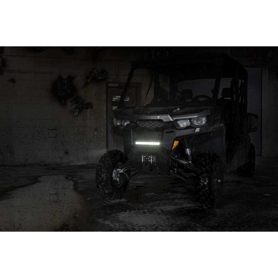 [ROUGH COUNTRY(ラフカントリー)正規品]12インチ 1列 LEDライトキット ブラックシリーズ CAN-AM ディフェンダー HD8/HD9/HD10/97001の画像