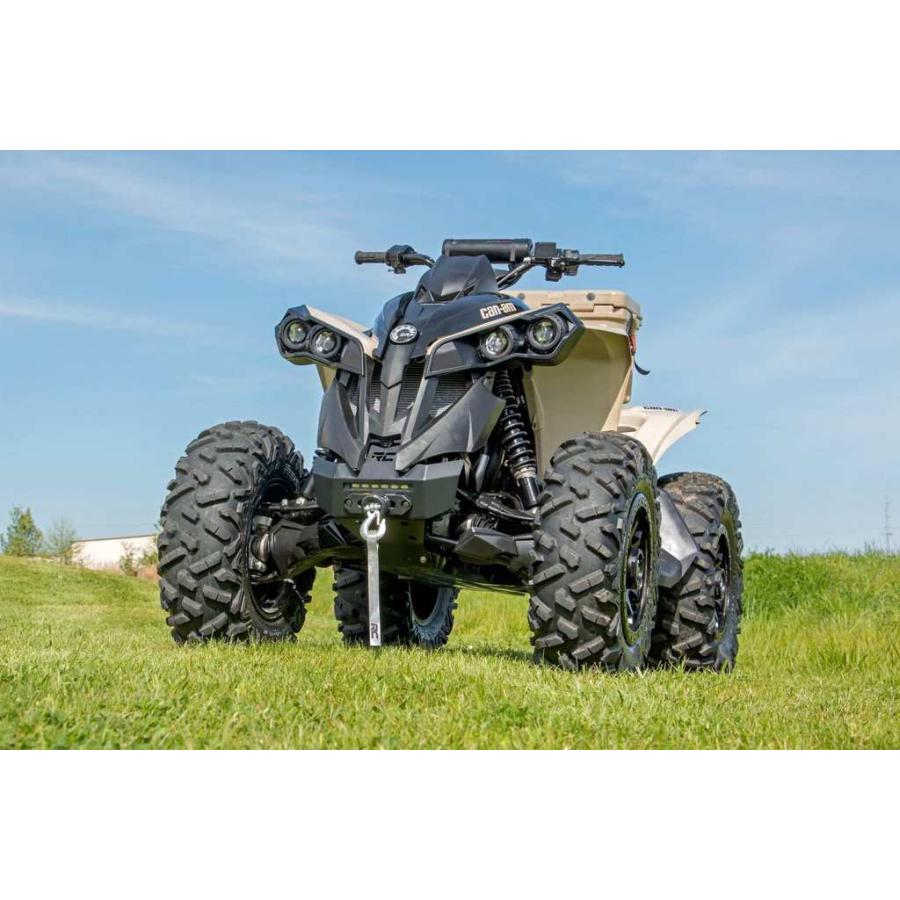 [ROUGH COUNTRY(ラフカントリー)正規品]フロントバンパー/ウインチバンパー RS4500Sウインチ・6インチライトバー付き レネゲード/97071 | ブランド登録なし | 06