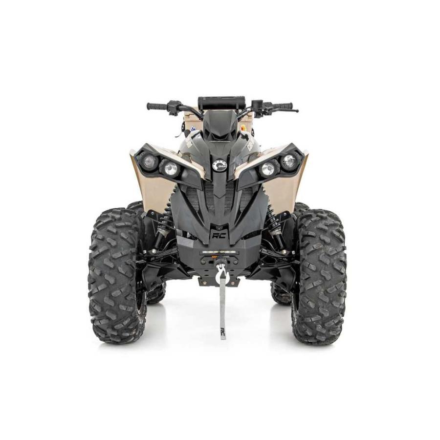 [ROUGH COUNTRY(ラフカントリー)正規品]フロントバンパー/ウインチバンパー ウインチマウント・6インチライトバー付き レネゲード/97072 | ブランド登録なし | 04