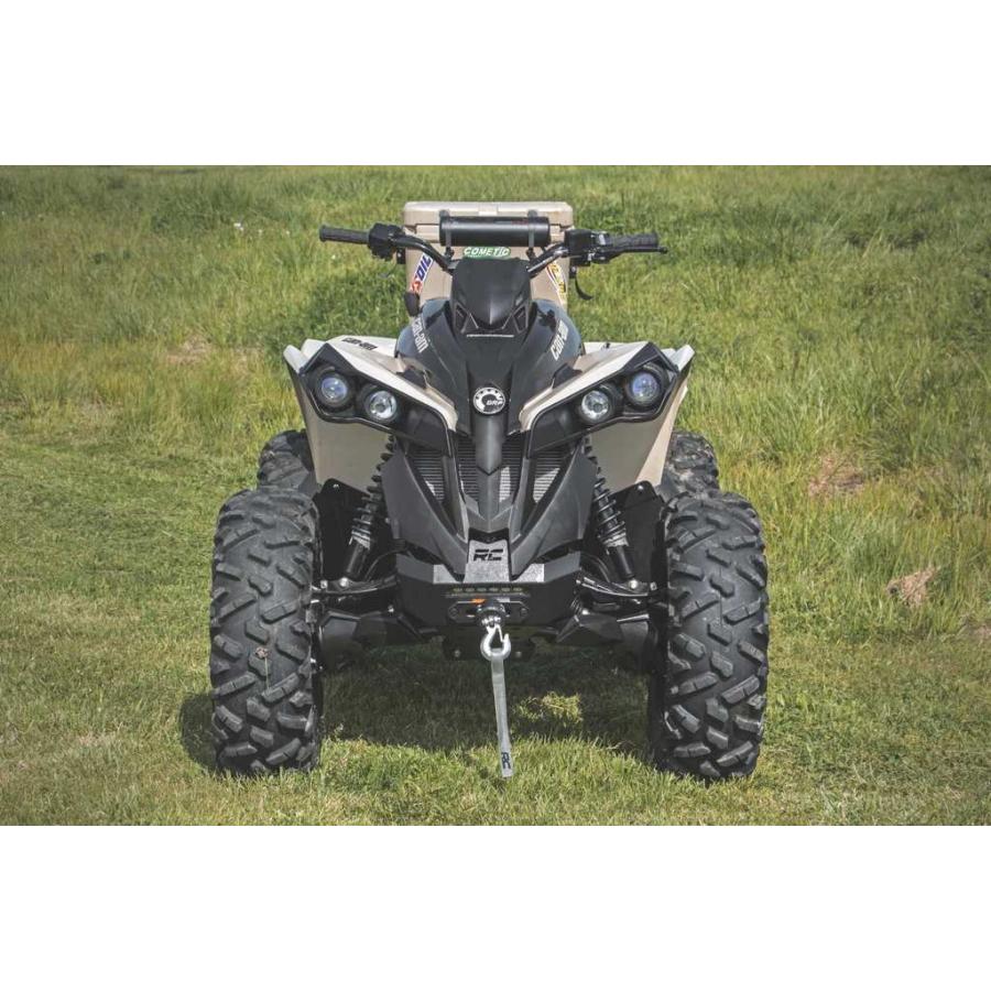 [ROUGH COUNTRY(ラフカントリー)正規品]フロントバンパー/ウインチバンパー ウインチマウント・6インチライトバー付き レネゲード/97072 | ブランド登録なし | 07