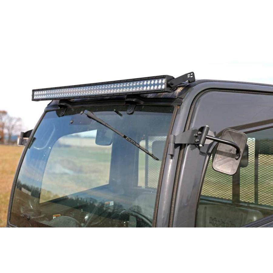 [ROUGH COUNTRY(ラフカントリー)正規品]50インチ 1列 LEDライトバーキット ブラックシリーズ クボタ RTV-X900/98008の画像
