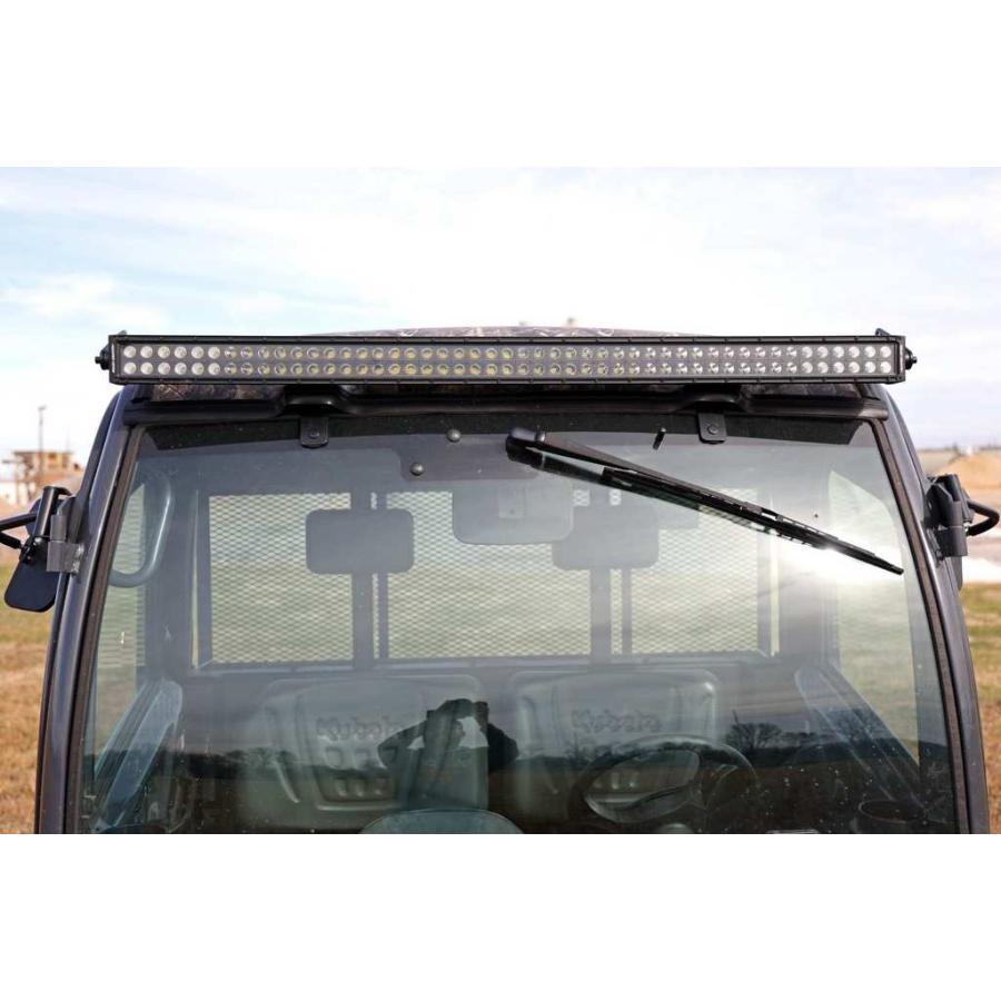 [ROUGH COUNTRY(ラフカントリー)正規品]50インチ 1列 LEDライトバーキット ブラックシリーズ クボタ RTV-X900/98008の画像