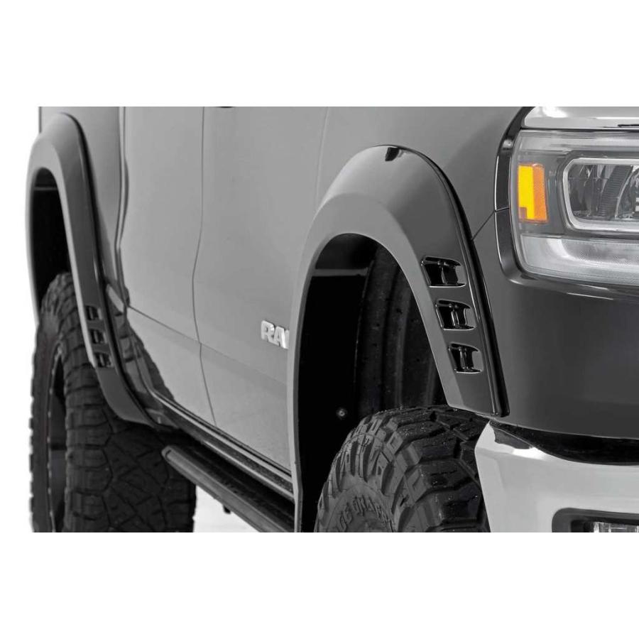 [ROUGH COUNTRY(ラフカントリー)正規品]フラットスタイル オーバーフェンダー ブラック RAM ダッジラム1500/F-D319201-DX8｜dolonco｜05