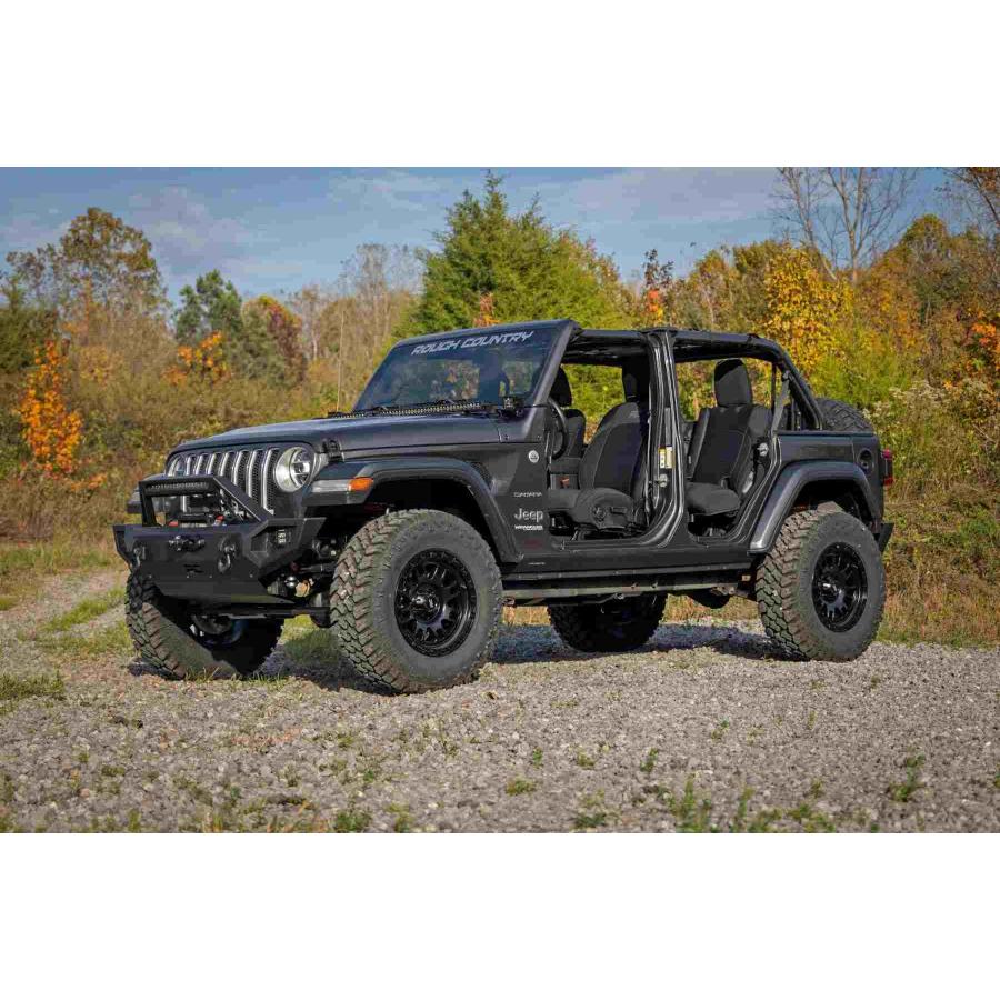 ROUGH COUNTRY 正規品] サイドシルガード 1台分 Jeep Wrangler ジープ