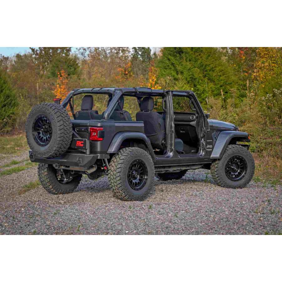ROUGH COUNTRY 正規品] サイドシルガード 1台分 Jeep Wrangler ジープ