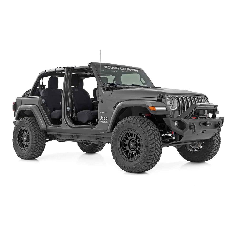 ROUGH COUNTRY 正規品] サイドシルガード 1台分 Jeep Wrangler ジープ