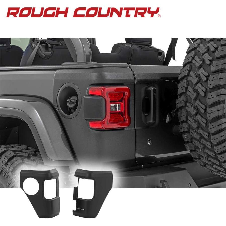 [ROUGH COUNTRY 正規品] リアコーナーガード 左右セット Jeep Wrangler ジープ ラングラー JL / TC13026
