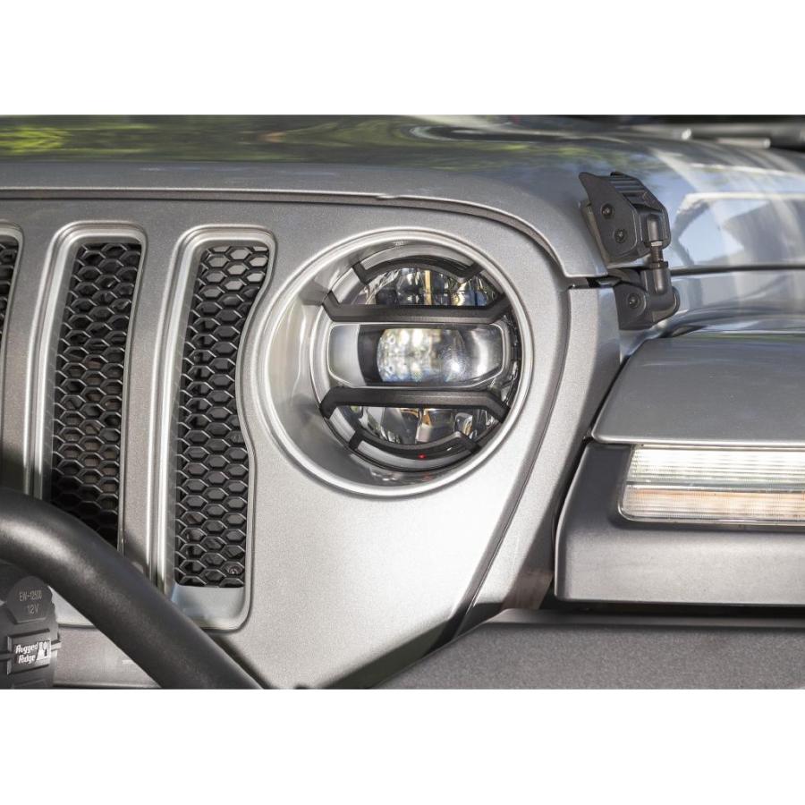 ラングラーJL Rugged Ridge ユーロヘッドライトガード クライスラー・ジープ [Rugged Ridge ラギッドリッジ 正規輸入品