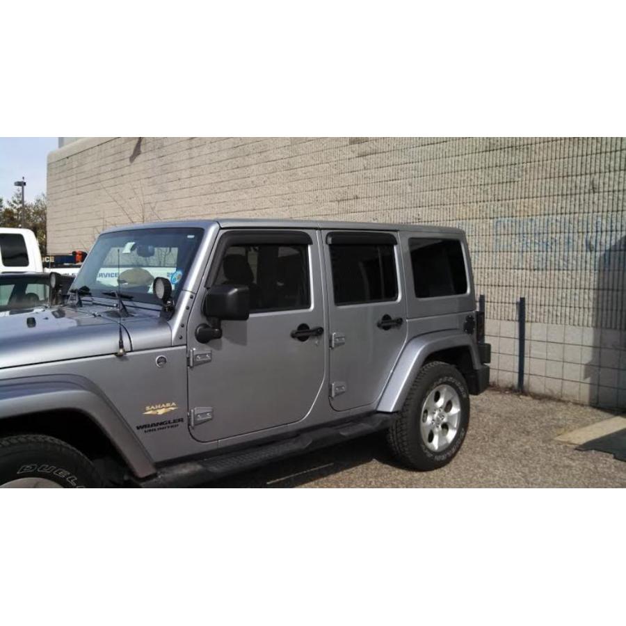 梅*う様 ラングラーJK 4ドア用 ロックスライダー ラプター塗装済