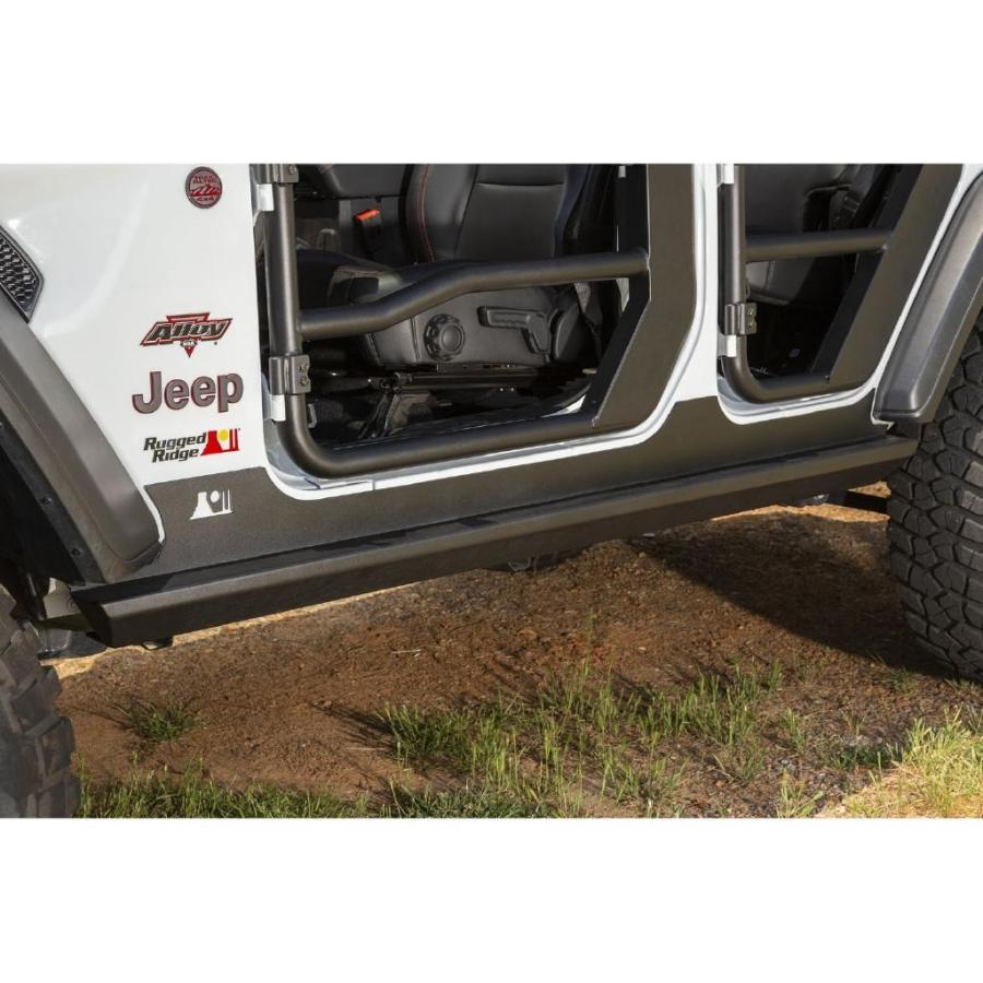 JEEP Wrangler JK 4ドア用 サイドロックスライダー クライスラー・ジープ [Rugged Ridge ラギッドリッジ 正規輸入品] XHD