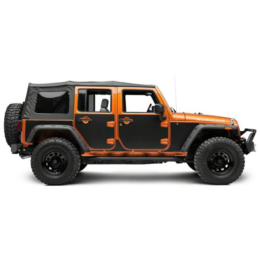 [Rugged Ridge ラギッドリッジ 正規輸入品] マグネット プロテクター ブラック JEEP ジープ JK ラングラー 4ドア用/12300.53｜dolonco｜03