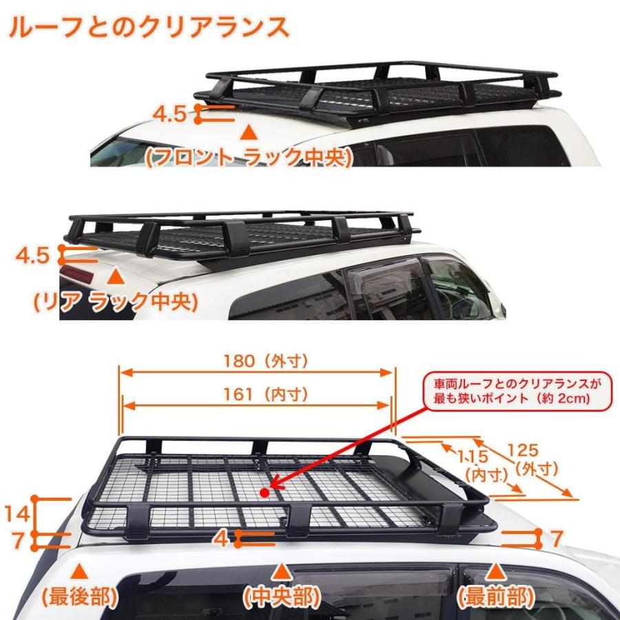 数量限定 カーゴ ルーフ Oeスタイルルーフラッククロスバーカーゴキャリアブラ Gmcユーコンxl フィット15 18 キャリア 外装