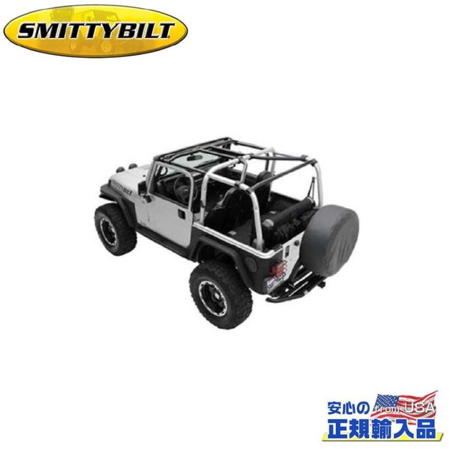 [Smittybilt(スミッティビルト)正規輸入代理店]SRC ロールケージキット Jeep Wrangler ジープ ラングラー TJ/76900 ロールバー、サイドバー
